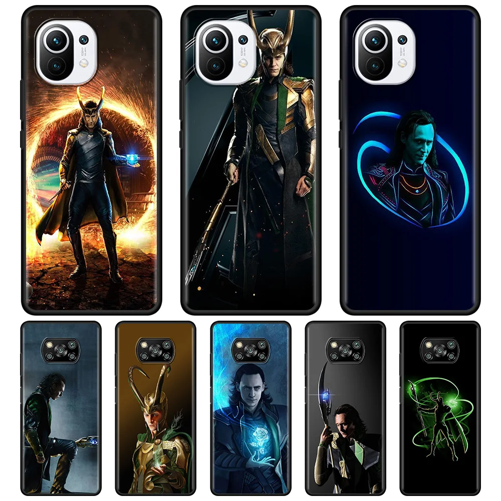 

Marvel Hero Loki Phone Case For Xiaomi Poco X3 NFC F3 GT M3 pro Pocophone F1 Civi 10T 11T Pro Note 10 11 Lite 9T Cover