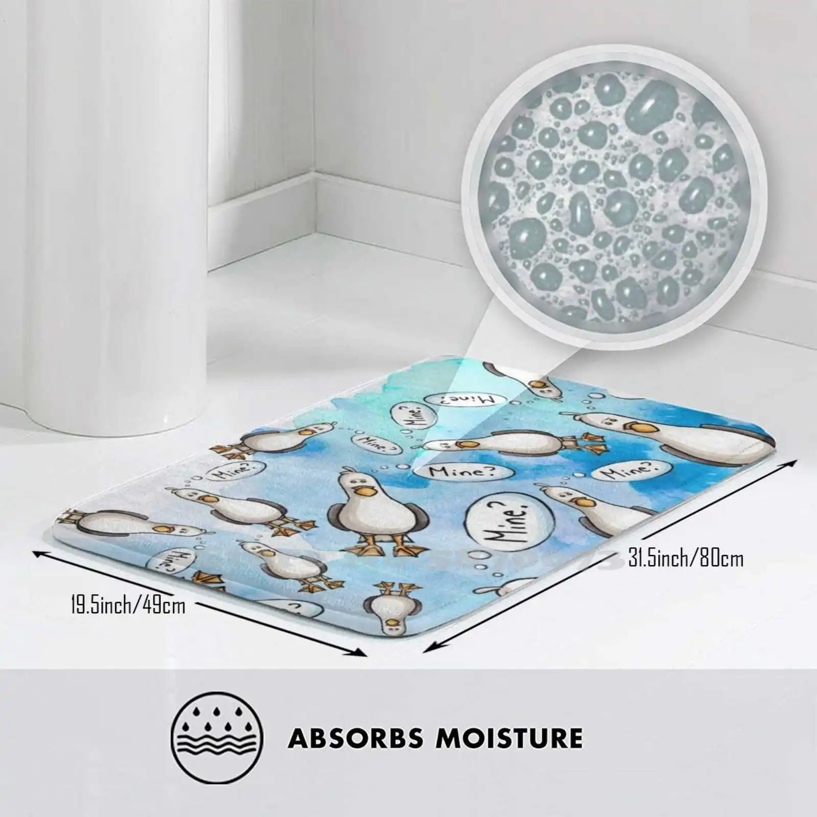 Морские друзья! 3D товары для дома коврик ног океана морской воды рыбы милое