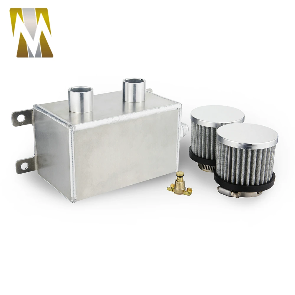 1.2L Универсальный 2 порта маслоуловитель Can Kit car Breather Tank AN10 фитинги с воздушными