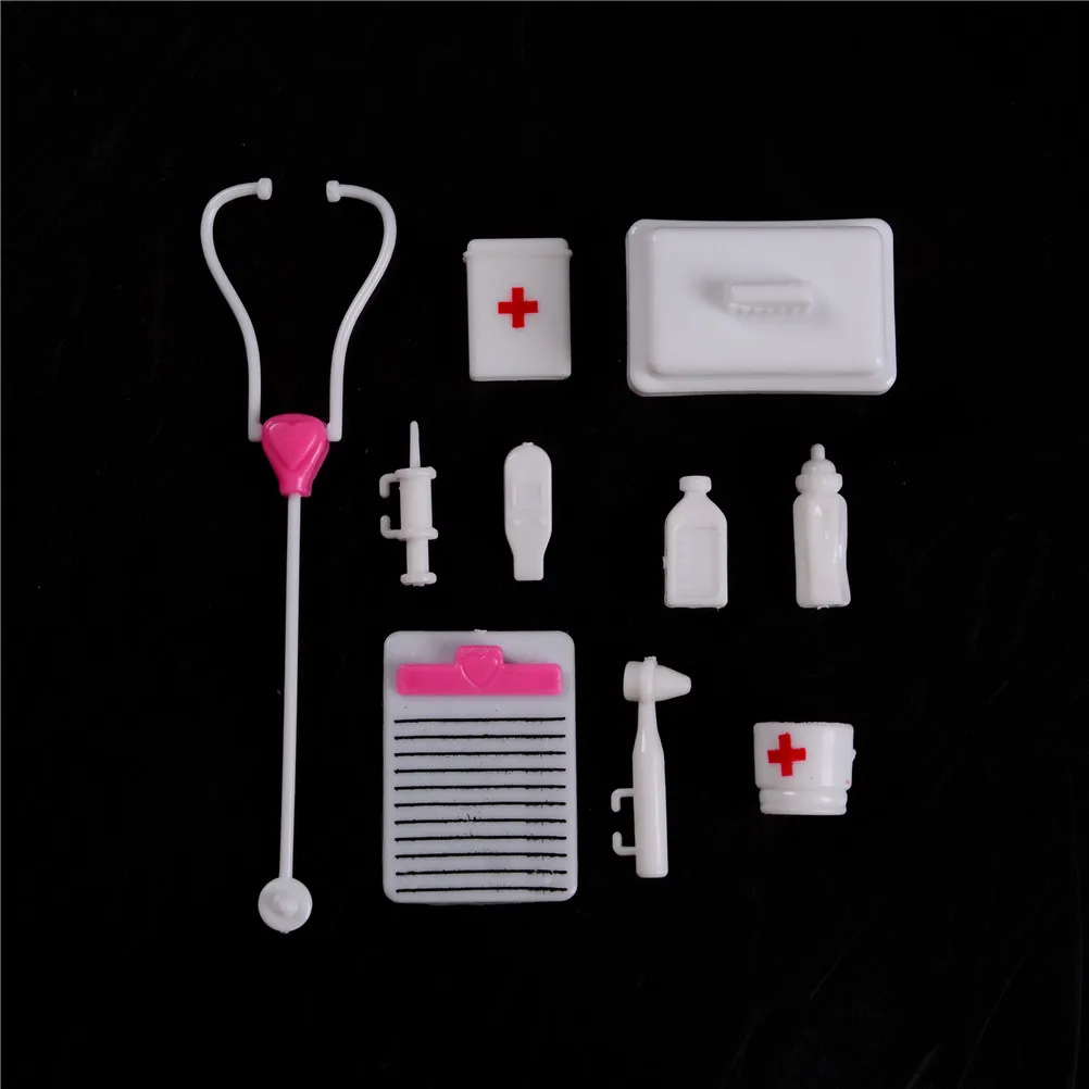 

Pizies Medical Kit Supplies Doll Pet Toys For Doll Baby Toys Gift Doll House Decoration 2017 NEW One Set Doll Accessories Toy