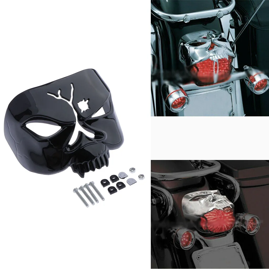

Цельнокроеное заднее крыло задняя крышка Череп Зомби Крышка для HARLEY 73-18 заднее крыло задний фонарь 9024 9009