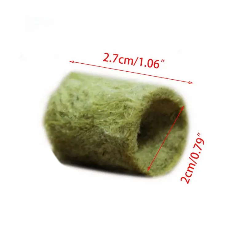 

20x Cylinder Rockwool Plant Hydroponic Grow Media Soilless Cultivation Compress 449C