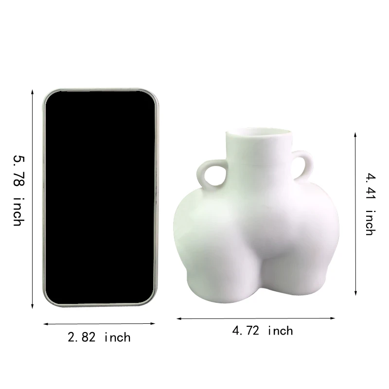 

Creativity Human Flower Living Room Decor Vase Nordic Decoration Home Handmade Ceramic Vases for Decoration Home Decore