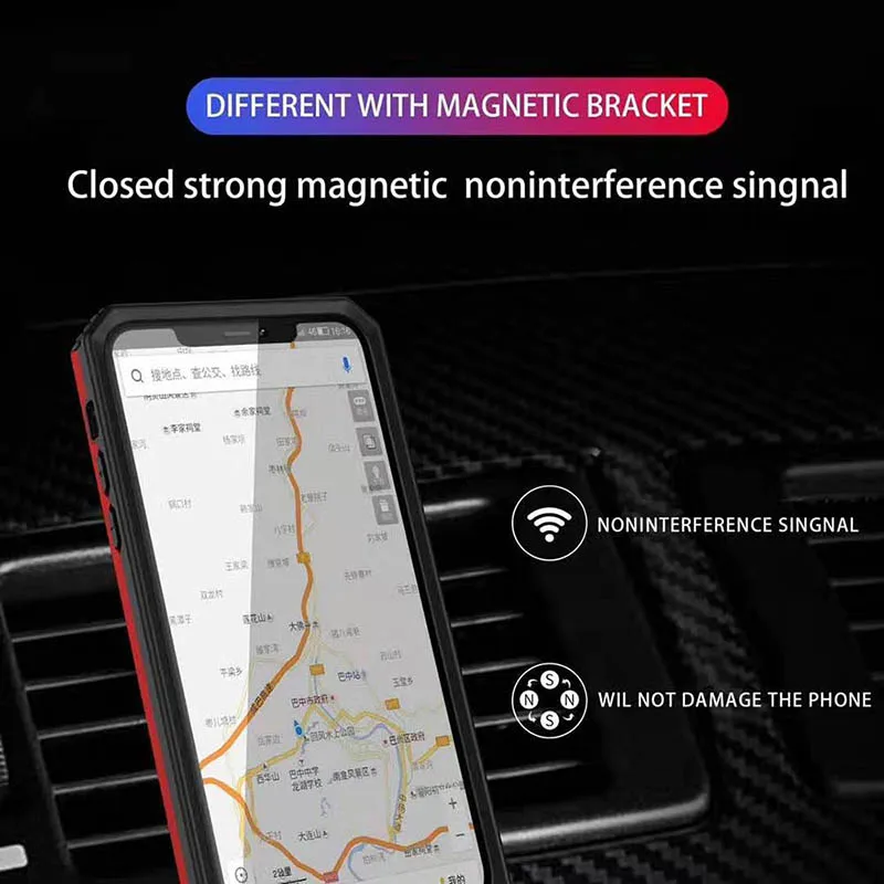 Автомобильный чехол-подставка с поворотом на 360 ° для iPhone 11 Pro Max Xs Xr X 8 7 6s 6 Plus