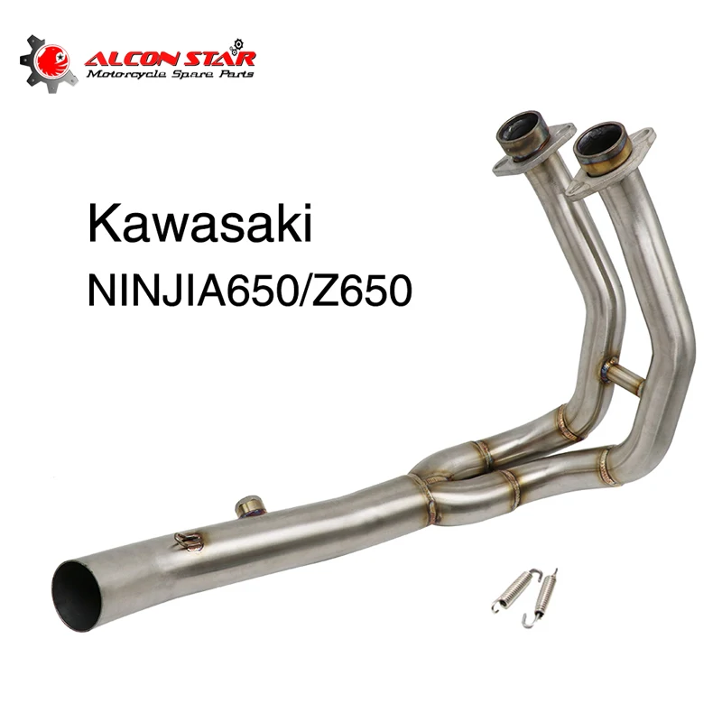 Alconstar без шнуровки выхлопная труба мотоцикла модифицированная для Kawasaki Z650 Ninja 650