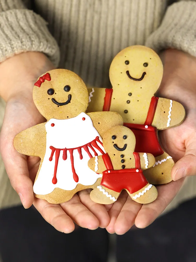 10 шт./компл. Рождественский формочки для печенья прессформы пластиковая лепешка