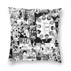 Яркая наволочка Haikyuu Karasuno с коллажем, украшение, 3D двухсторонняя наволочка с принтом японского волейбола, Аниме Манга