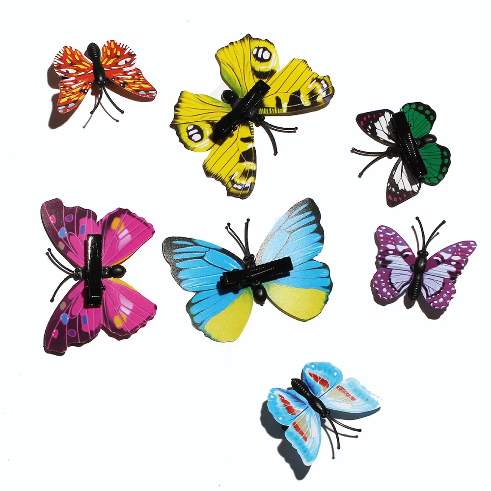 

12pcs Simulation Hairpins Hair Clips Lifelike Bobby Hair Accessories for Kids Girls Blue