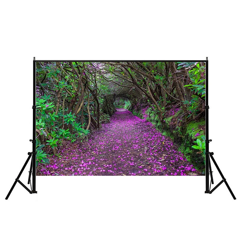 

5*7feet Painting Flowers Photo Backgrounds Photography Backdrops Non Woven Customized Backdrop Spray Painted Wallpaper