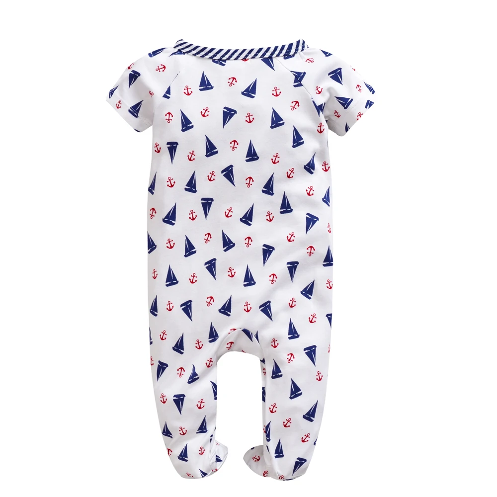 Хлопковый комбинезон из бамбукового волокна для маленьких мальчиков Комбинезон