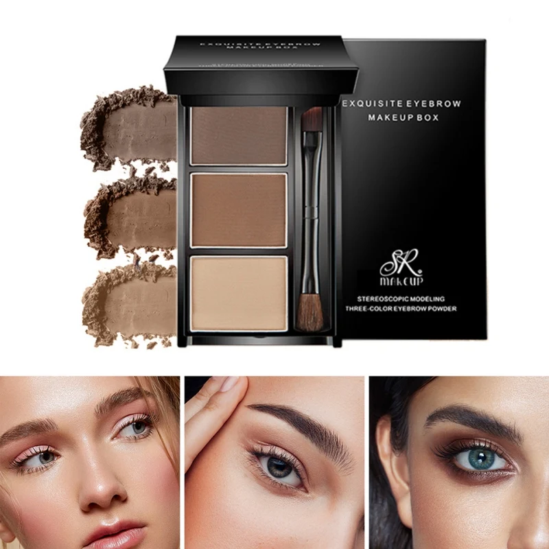 Пудра для бровей Палитра косметический бренд корректор профессиональный