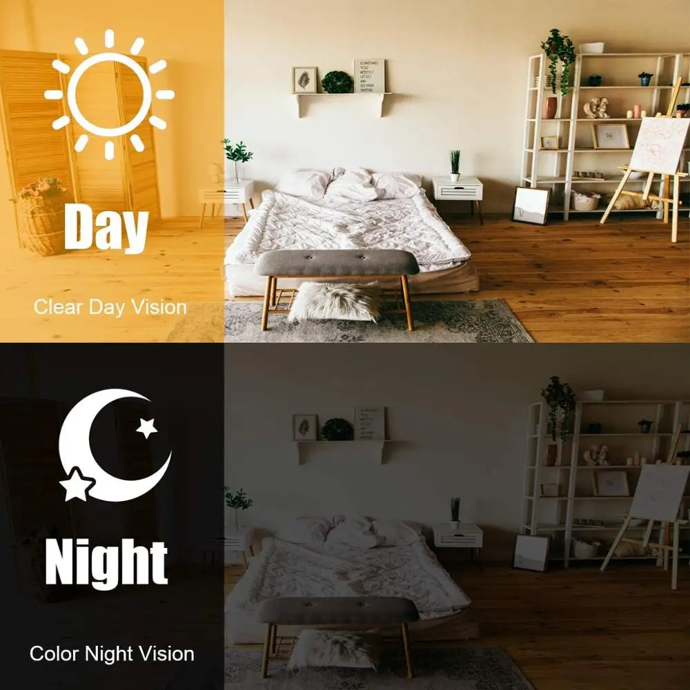 Камера видеонаблюдения OOSSXX беспроводная камера безопасности 8 каналов 1080