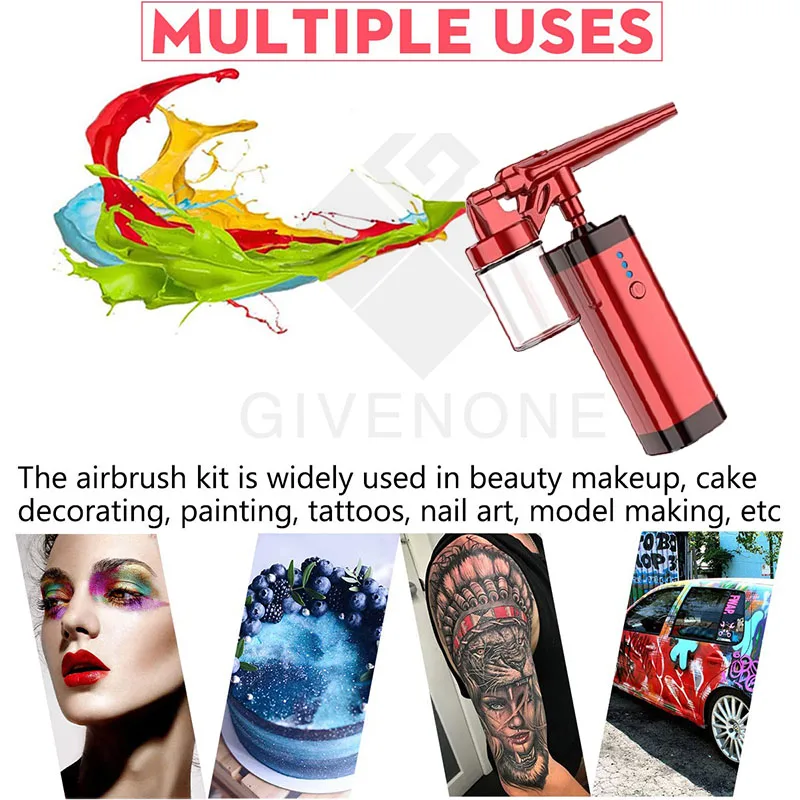 Аэрограф увлажняющий с зарядкой от USB для дизайна ногтей|Устройство ухода за