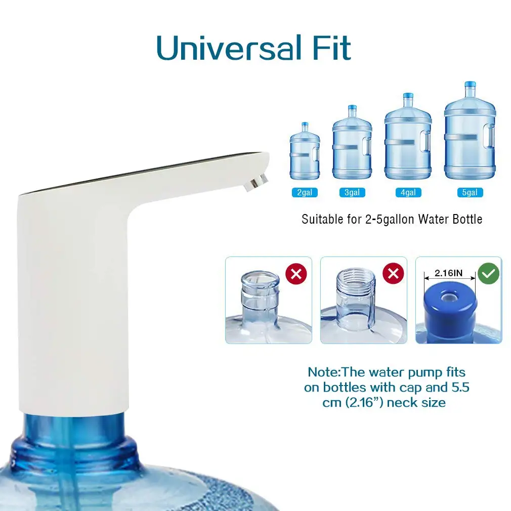 Насос для бутылки воды автоматический насос питьевой универсальный