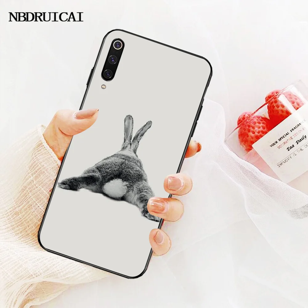 NBDRUICAI чехол для телефона с милыми белыми кроликами Redmi Note 8 8A 7 6 6A 5 5A 4 4X 4A Go Pro Plus