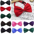 Галстук-бабочка для мальчиков и девочек, однотонный галстук-бабочка, Свадебный новый подарок, оптовая продажа, галстук-бабочка, новые аксессуары для галстука, оптовая продажа, CA44