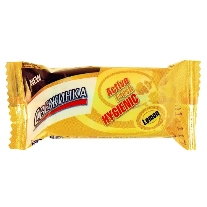 Запасной блок для унитаза Свежинка &quotЛимон&quot 30 гр|Для чистки унитаза| |