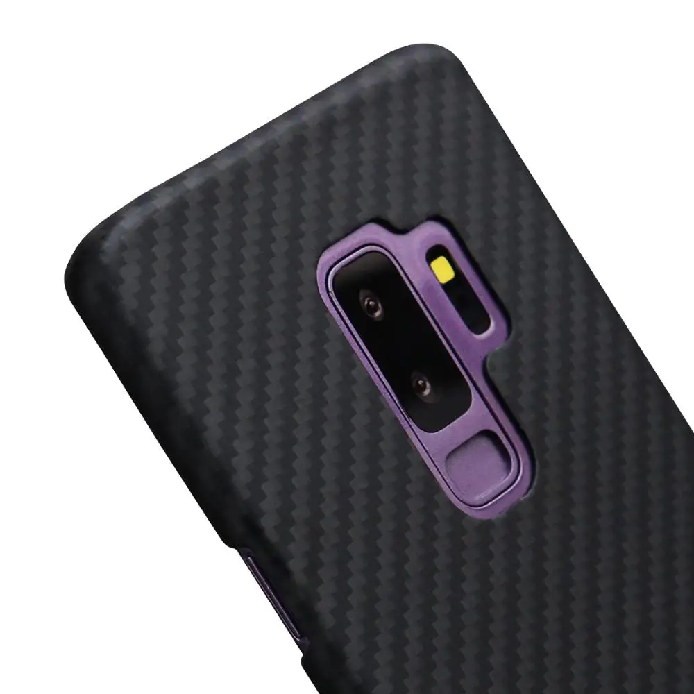 Для чехол на самсунг Galaxy S9 S10 Plus дизайнерский из 100% настоящего углеродного