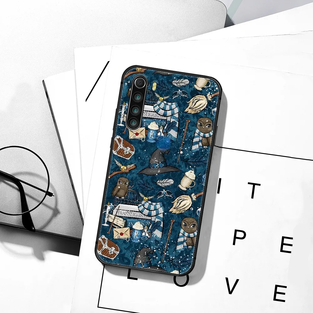 

Harries Potters Phone Case For XIAOMI Redmi 8 9 9C Note 6 7 8 9 9S K20 K30 K40 Pro Plus black Bumper Luxury Cover Pretty Cell 3D