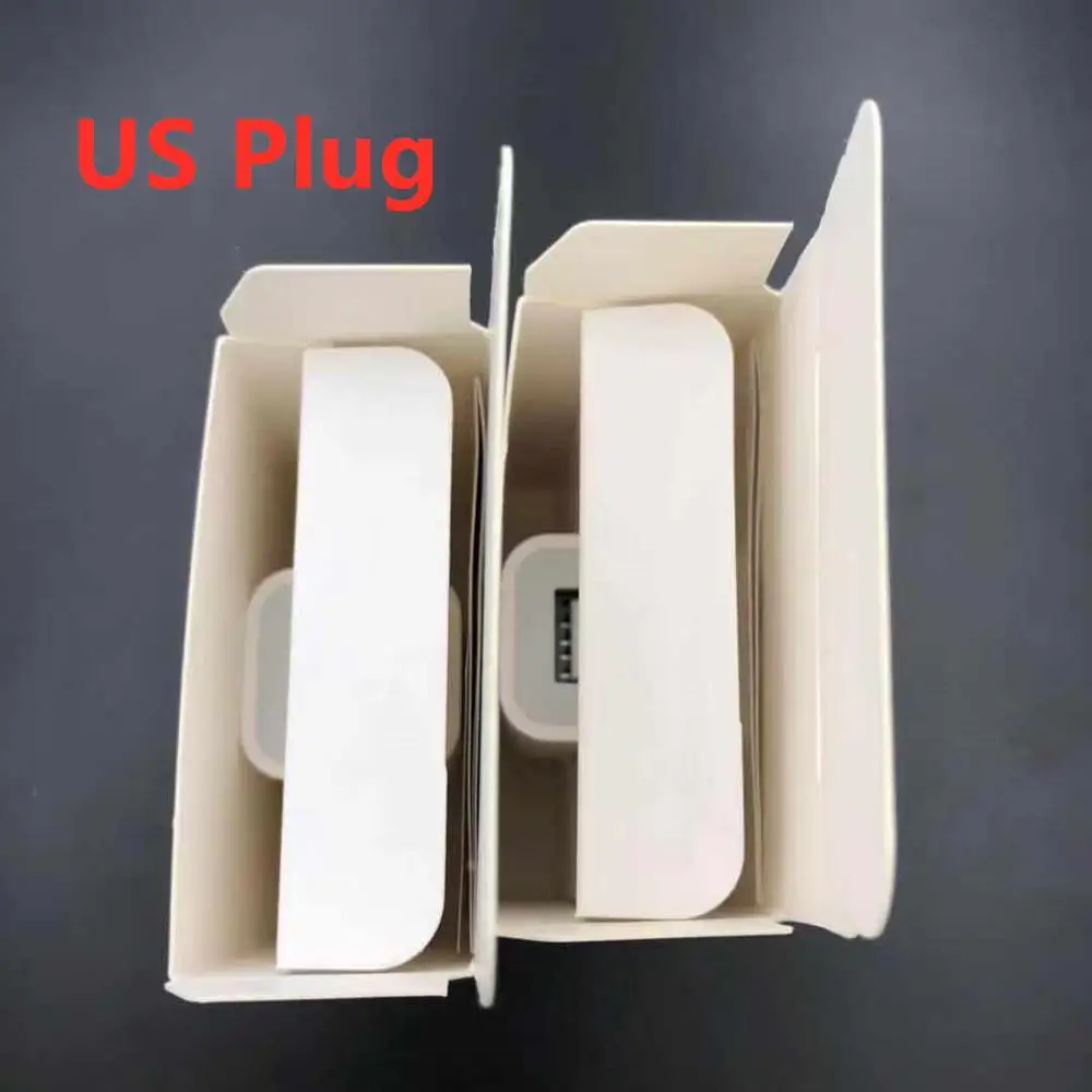 10 шт./лот высокое качество 5 Вт 5 В 1A A1400 A1385 ЕС США вилка USB настенное зарядное устройство адаптер переменного тока для i 7 6 6S Plus 5s 5C с розничной коробкой