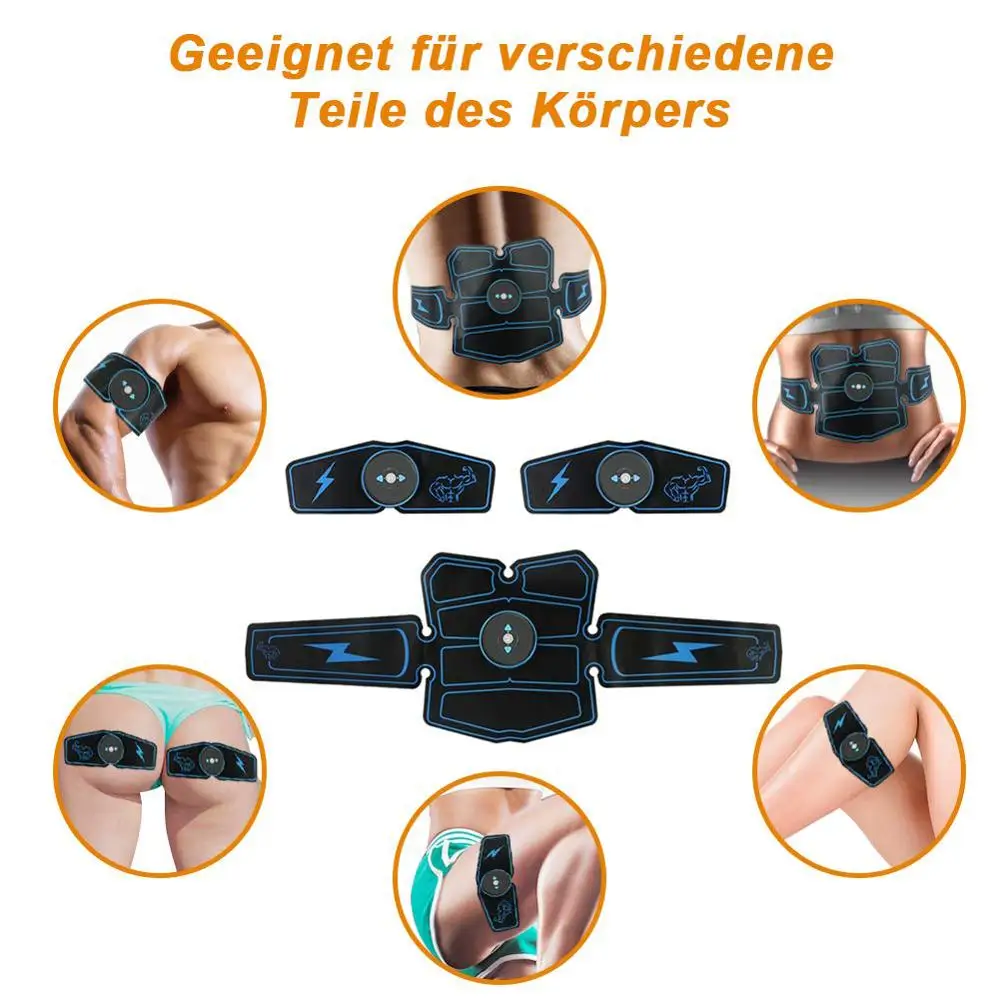 8 шт. беспроводной тренажер для мышц умный фитнес-тренажер тренировки живота