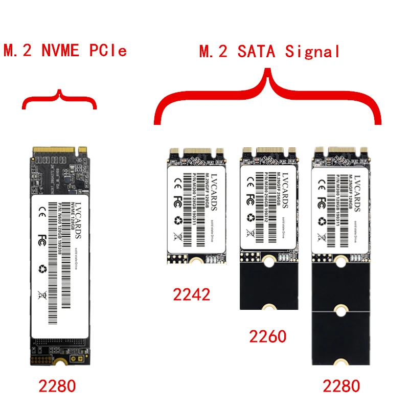 LVCARDS m.2 ssd 128gb 256gb 512gb SSD M2 SATA NGFF 1 ТБ 2 ТБ HDD 2242 mm 2260mm 2280 mm disco duro ssd для ноутбуков