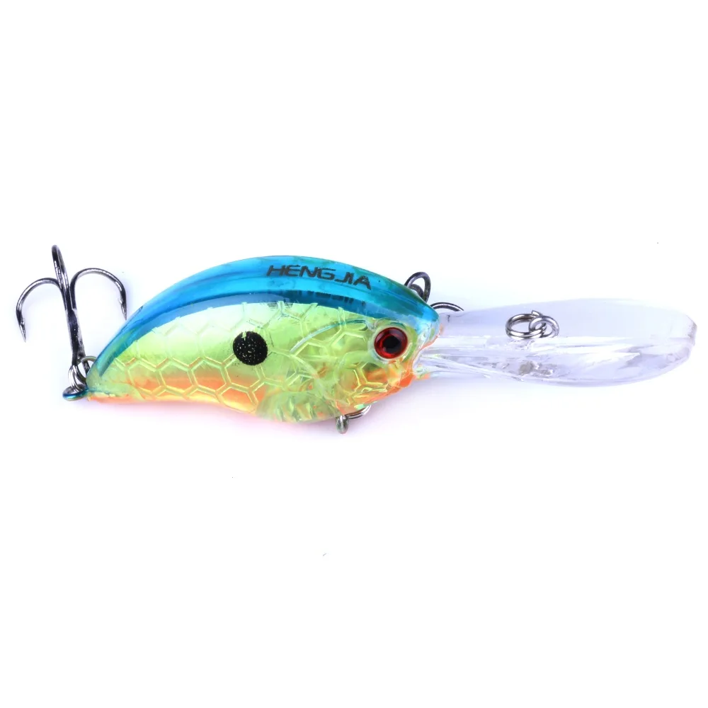 As the picture Hengjia жесткий пластик верхней воду воблеры воблер искусственные Swimbaits PESCA рыболовные снасти 9 см 13 г 6# крючки - Цвет: As the picture