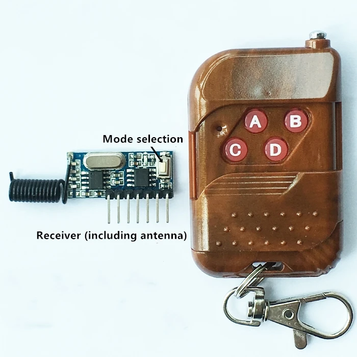 

433MHz wireless remote control switch supporting remote control transmitting and receiving remote control motor with antenna