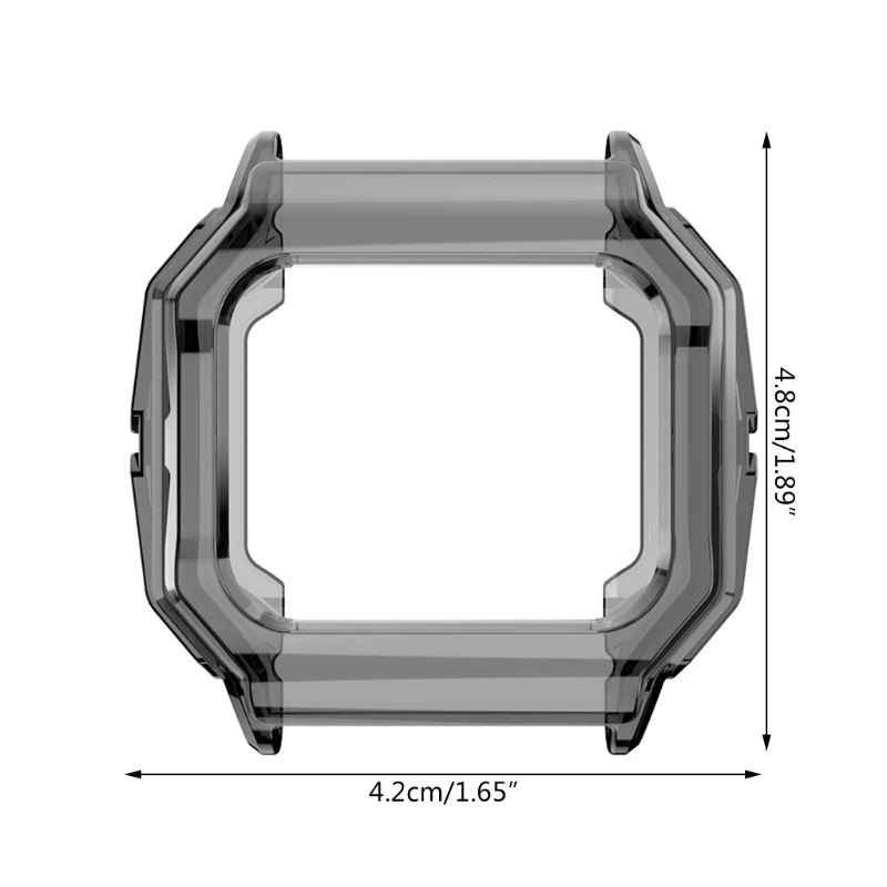 

Чехол для смарт часов водонепроницаемый защитный чехол, мягкий ударопрочный защитный чехол из ТПУ, совместимый с Huami-Amazfit Neo