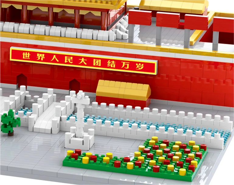 Всемирно известная историческая архитектура Китай Пекин Тяньаньмэнь дворец