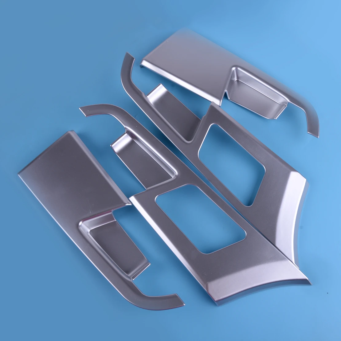 Beler 4 шт. ABS хромированная для внутренней дверной ручки чаша рамка накладка