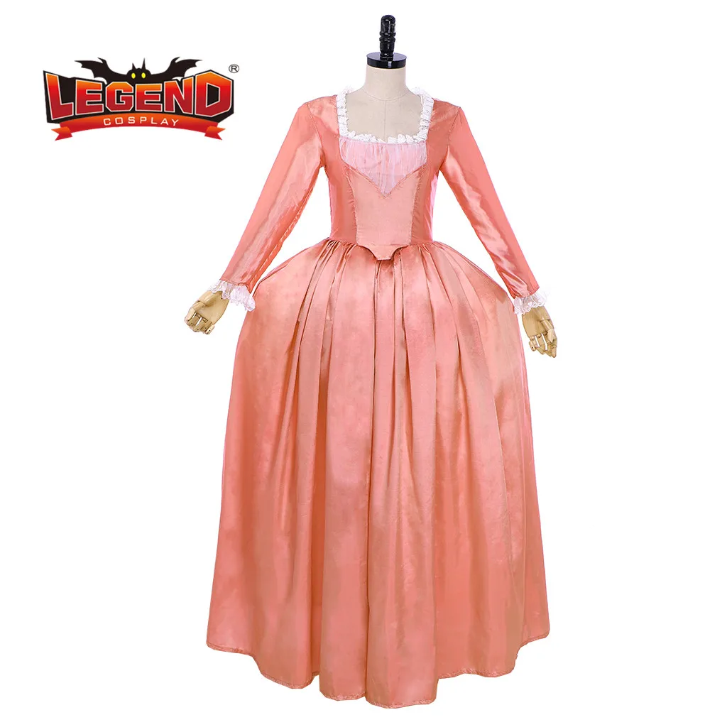 Косплэй Легенда музыкальные Гамильтон платье Анжелика Schuyler этап розовое Для