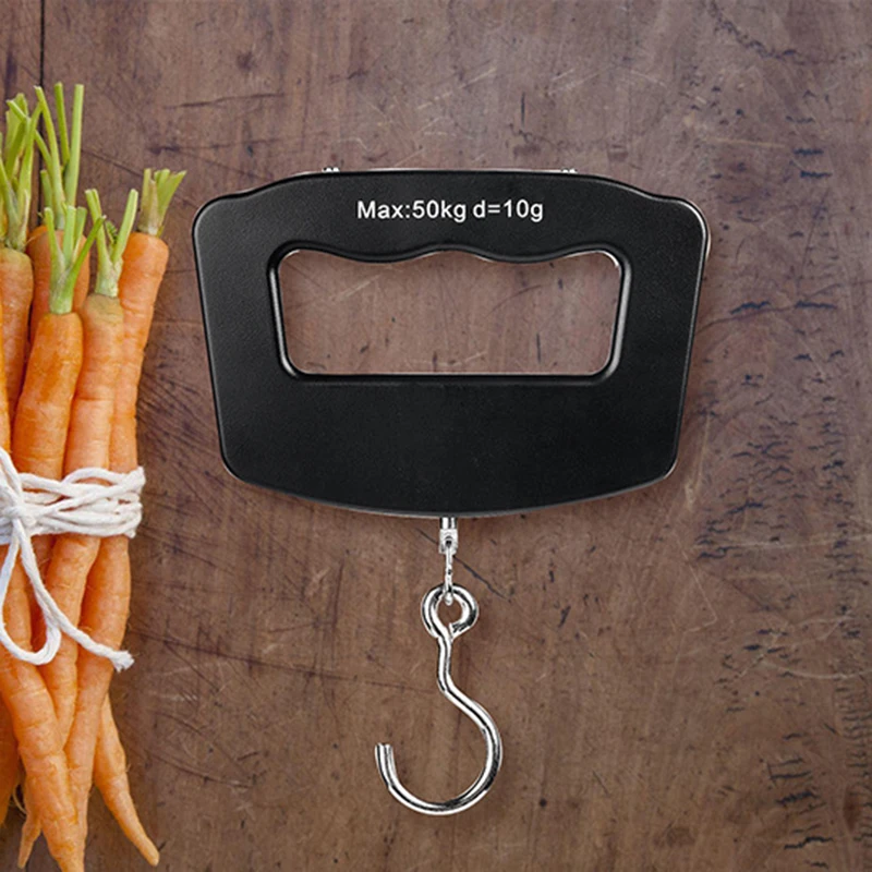 Электронные весы ручной переноски светодиодный большой экран матовый корпус