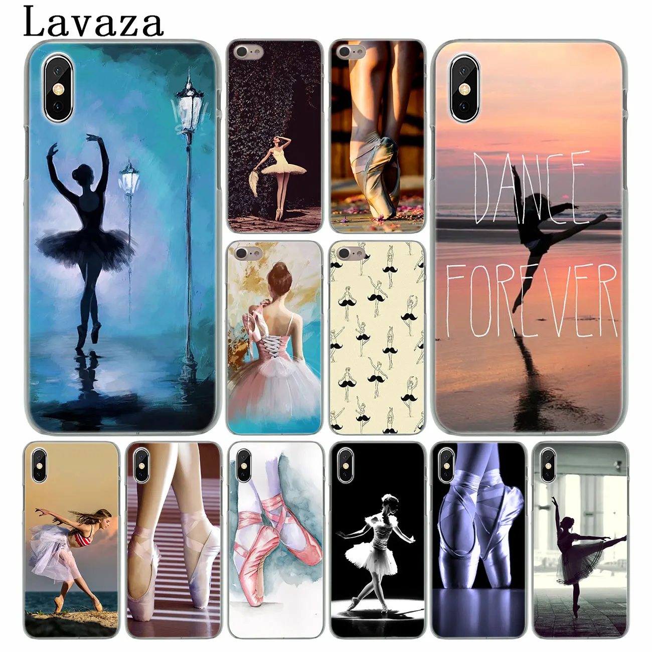 Женские танцевальные балетные кроссовки Lavaza Жесткий Чехол для iPhone XR XS X 11 Pro Max 10 7 8