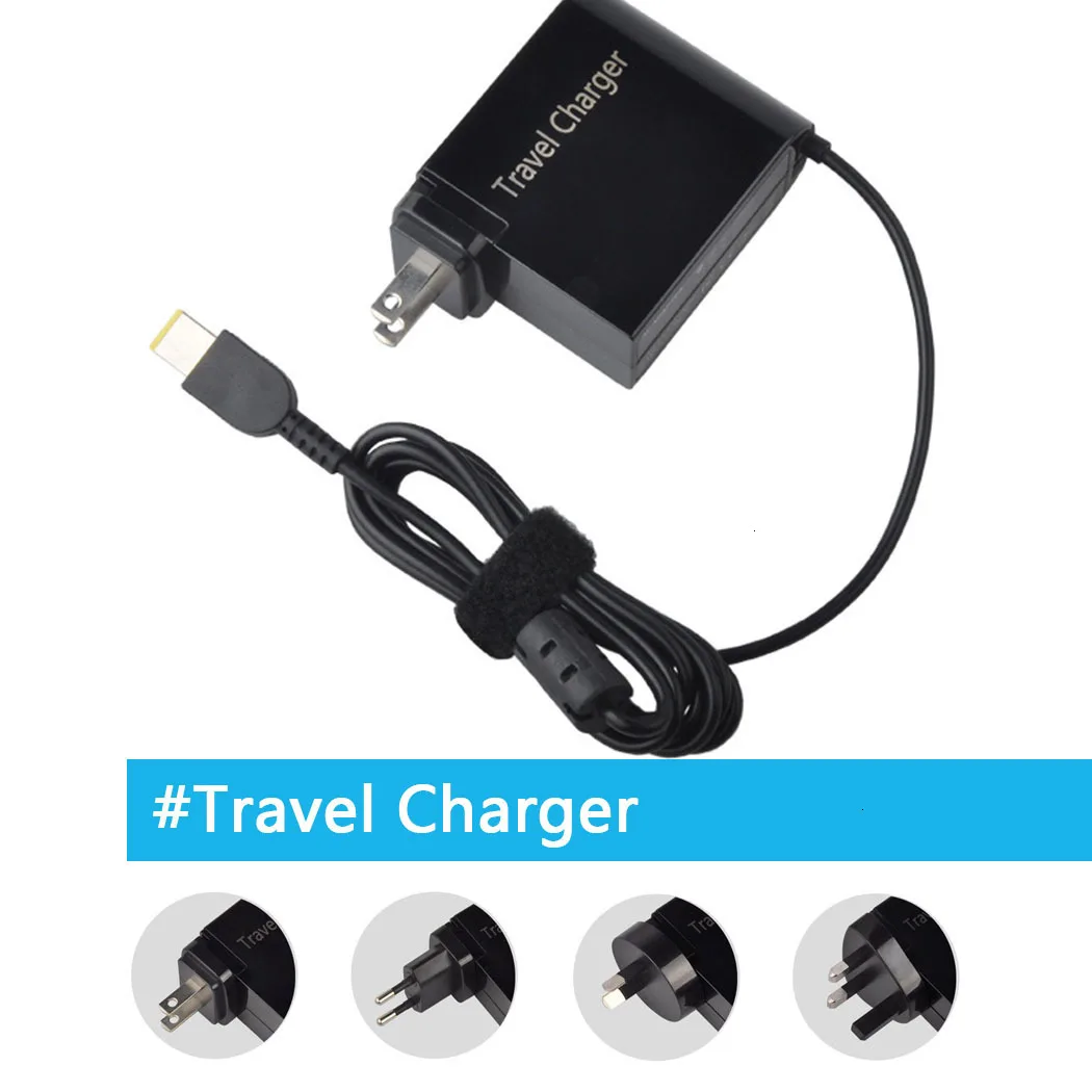 20 в 3.25A 65 Вт адаптер питания зарядное устройство для lenovo X1 Carbon G400 G500 G505 G405 YOGA 13 с США Великобритании ЕС AU 4 вилки