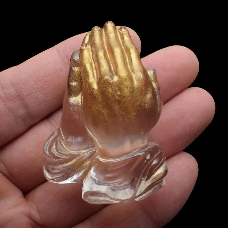 

Buddhism Prayer Hand Pendant Silicone Resin Mold Bead Mold Jewelry Tools