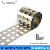 turmera 32650 32700 4p welding nickel 0 15mm thickness for 12v lifepo4 battery solar panel system and 36v 48v electric bike use