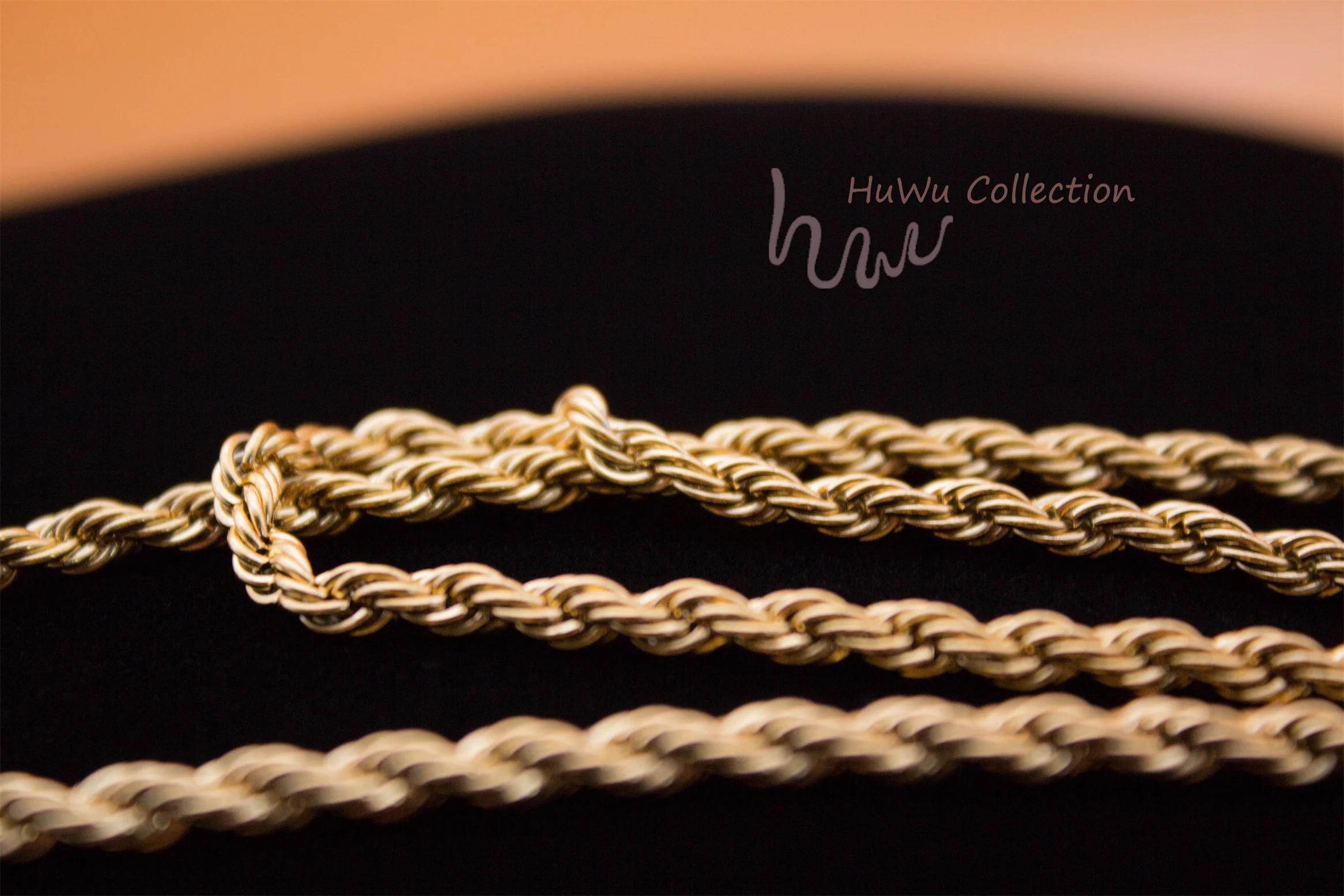 Витое ожерелье цепь для мужчин и женщин уникальная 18 К покрытая нержавеющая