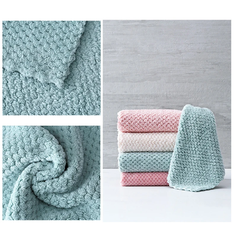 Супер абсорбент анти жир ананас плед мытье блюдо полотенце Многофункциональные