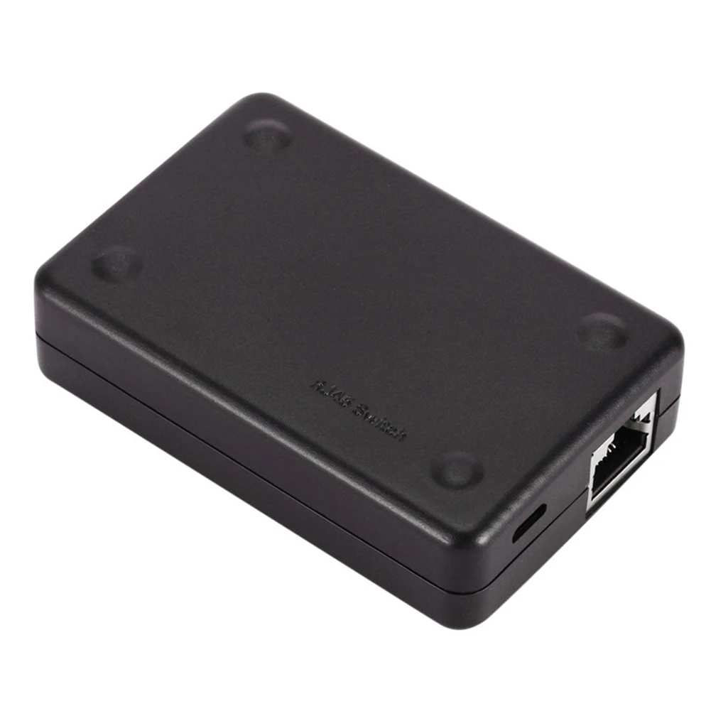 

Portable 2 Ports LAN CAT Selector Desktop Universal Home Office Mini Network Switch Stable Hub Internal External Internet
