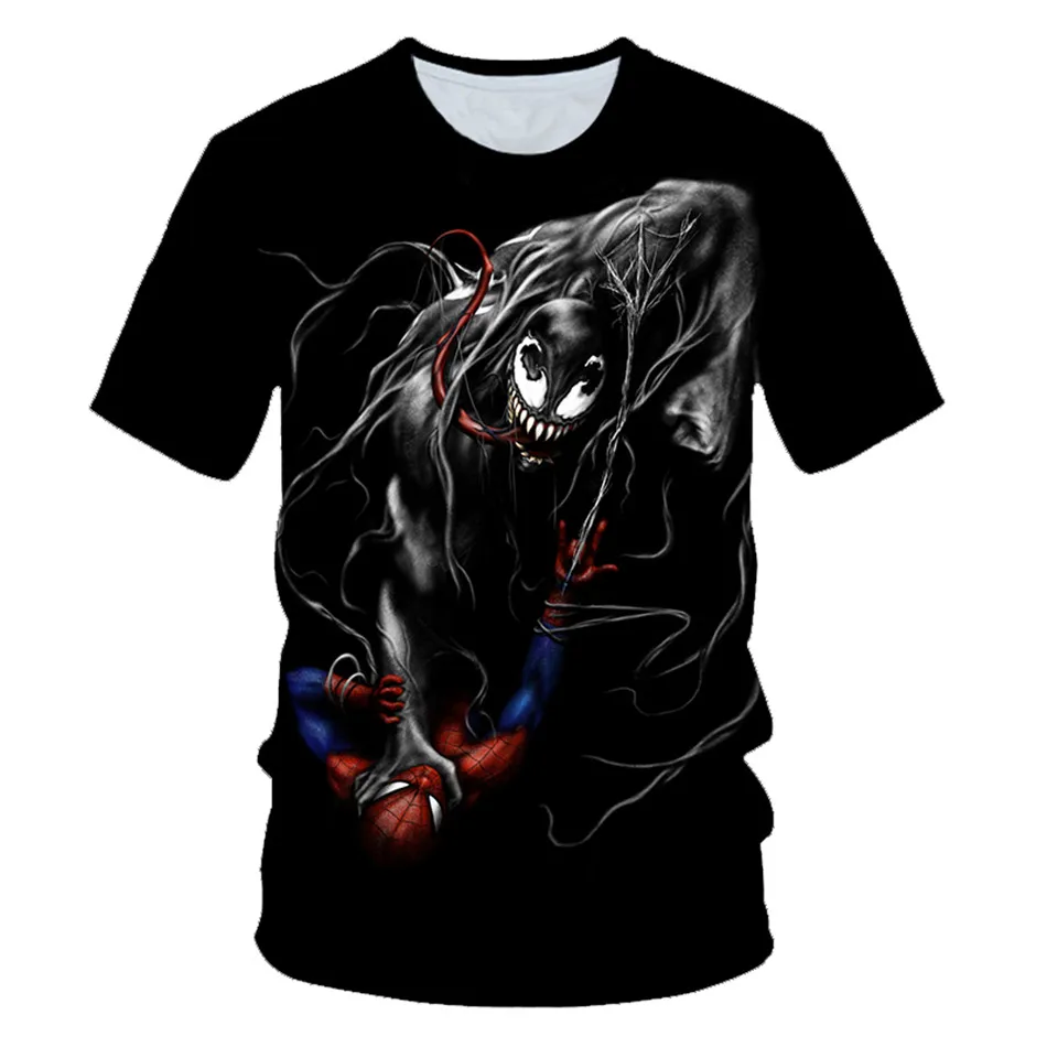 Летняя детская одежда новые Venom Marvel пленка футболка аниме детские 3D принтом Футболки для мальчиков и девочек, Повседневная рубашка футболки От 4 до 20 лет - Цвет: picture show PT-020