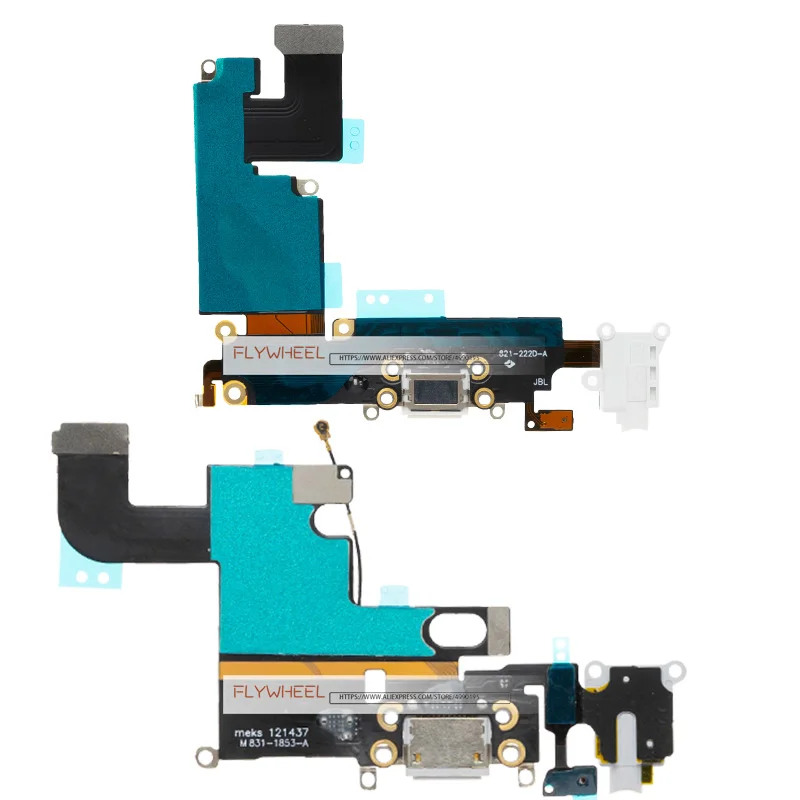 5 шт./партия для iPhone 6 6S Plus зарядное устройство USB порт док-станция разъем гибкий