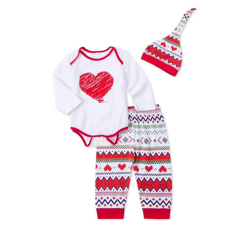 Милые семейные пижамы с длинными рукавами и блестками сердечками весенне