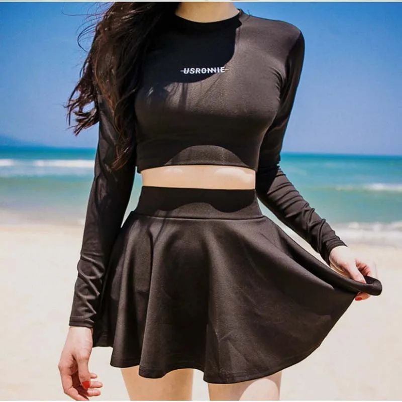 Новинка 2018 женский сексуальный купальник из двух предметов в Корейском стиле