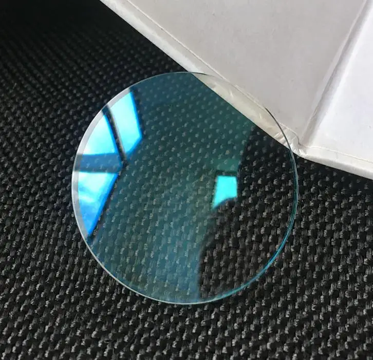 Купить Часы Минеральные с двойным куполом и толщиной края 2,0 мм, с круглым стеклом синего оттенка, 26-38,5 мм, W1347