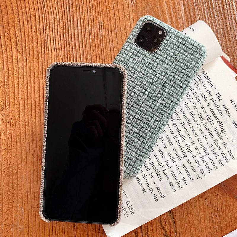 Ретро модные чехлы для телефонов в клетку iPhone 6S 6 7 8 Plus X XR XS 11 Pro Max Ультратонкий