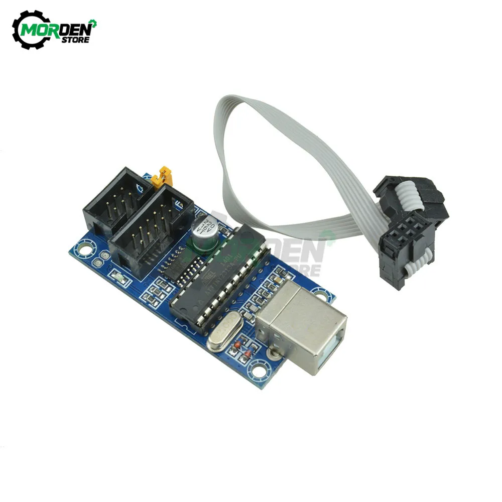 USBTINYISP AVR ISP Downloader USB Programmer Bootloader For Arduino IDE R3 Atmega2560+10pin Programming Wire | Инструменты