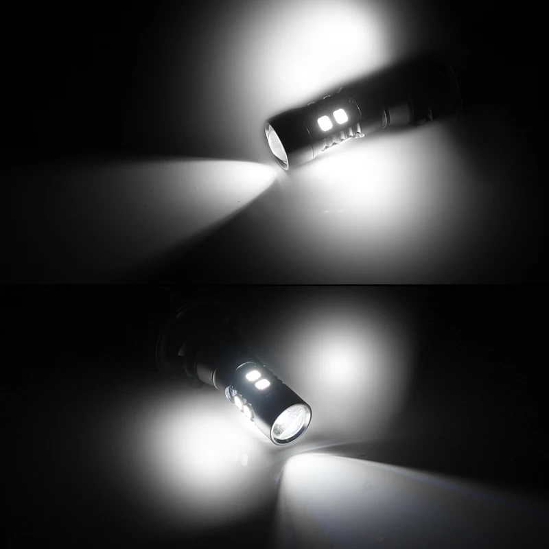 Ошибок ксенон белый PH24W PHC24WY 10 SMD светодиодный обратный светильник лампы для Cadillac