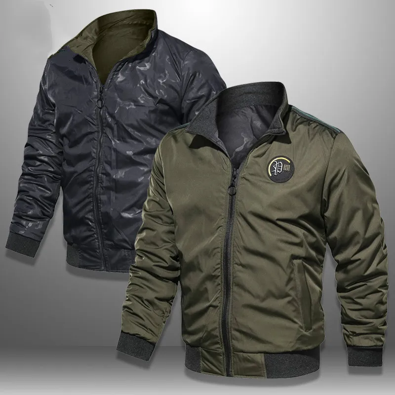 Тактика Двусторонняя Куртка мужская зимняя Толстая теплая куртка пальто