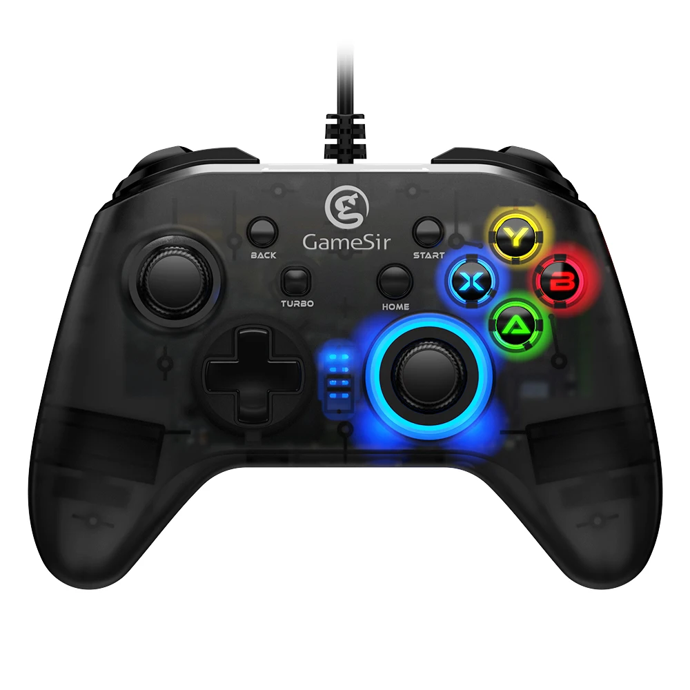 GameSir T4w USB проводной игровой контроллер для Windows 7/8/10 ПК геймпад с вибрационными
